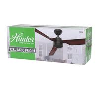 Ventilador de techo hunter cabo frio bronce - 132 cm - 50635