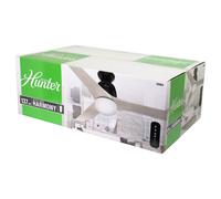 Hunter 50964 Harmony Ventilador de Techo Iluminación & Mando Bronce 137CM