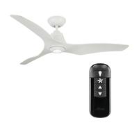 Hunter Stingray DC ventilador de techo LED blanco