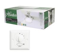 Hunter 52343 Sentinel Plus Ventilador De Techo 132 cm Blanco Con Iluminación
