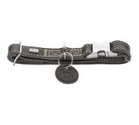HUNTER Aalborg ALU-Strong - Collar para Perro | Piel de vacuno suave, cierre de clic de aluminio, ajustable sin niveles, resistente, fabricado en Alemania