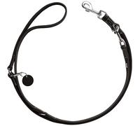 HUNTER Aalborg - Correa Ajustable para Perros, Color Negro, 3 Posiciones, Piel de Vacuno Resistente con Fuerte engrasado, Fabricado en Alemania, tamaño: 20/200