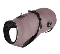 HUNTER Abrigo para Perro Uppsala, Color Rosa Viejo, diseño 2 en 1 con Forro Interior extraíble, Impermeable, Ribetes Reflectantes, Lado del Vientre Cerrado, Ajuste óptimo, Talla: 30