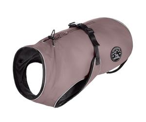 Hunter Abrigo para Perro Uppsala, Color Rosa Viejo, diseño 2 en 1 con Forro Interior extraíble, Impermeable, Ribetes Reflectantes, Lado del Vientre Cerrado, Ajuste óptimo, Talla: 55