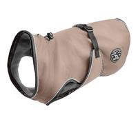 Hunter Abrigo para Perro Uppsala, Color Topo, diseño 2 en 1 con Forro Interior extraíble, Impermeable, Ribetes Reflectantes, Lado del Vientre Cerrado, Ajuste óptimo, Talla: 32,5