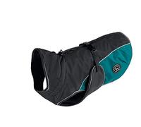 HUNTER Abrigo para Perro Uppsala Cozy, 40 cm, Antracita/Verde Azulado