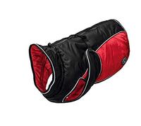 HUNTER - Abrigo para Perro Uppsala Extreme 25 Negro/Rojo, XS