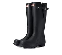 Hunter Adjustable en el Lateral, Botas de Lluvia Unisex Adulto, Negro, 45 EU Ancho