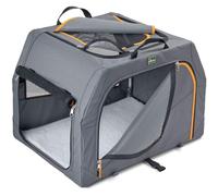 HUNTER ALU-Frame - Caja de Transporte para Perros, 76 x 50,5 x 48 cm, Color Antracita/Naranja