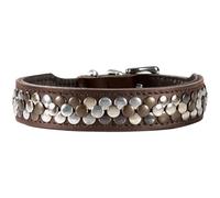 HUNTER Arizona Up - Collar para Perro de Piel Suave, Elegante y Suave, Resistente y Suave, Hecho a Mano, Fabricado en Alemania, Talla 32