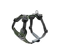 HUNTER Arnés para Perro, Verde/Gris, 45-56 cm