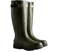 Hunter Balmoral Classic - Botas altas ajustables laterales, verde oliva oscuro, 43 EU