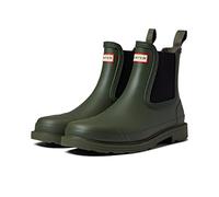 HUNTER Bota Chelsea Commando, Oliva oscuro, 43 EU