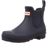 Hunter Botas de lluvia originales Chelsea para mujer, Azul marino, 38 EU