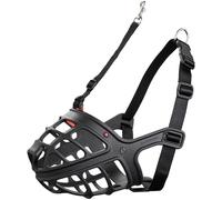 Hunter Bozal Albury 4, Medidas Máx. Hocico 7cm Contorno 25cm Cuello 69cm, Protección Integrada Anti Veneno, Negro
