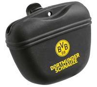 HUNTER BVB - Bolsa de Aperitivos para golosinas para Perros | Silicona apta para alimentos, en elegante diseño del BVB, color: negro/amarillo, dimensiones: 13 x 11 x 5 cm