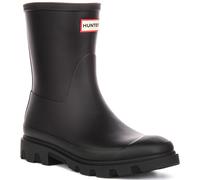 Hunter Chubasco Goma Impermeable sin Cierres Botines de Mujer en Negro US 3-8