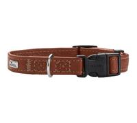 HUNTER Collar Canadiense Up para Perro, Color coñac, Perros pequeños, Cachorros, Piel Suave, Suave, Suave, Suave al Tacto, sostenible, Fabricado en Alemania, Talla S/2