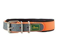 Hunter - Collar Convenience Comfort 27-35 cm en color naranja | Collar de perro de plástico resistente, fácil de limpiar y lavable, ideal para entrenamiento y uso diario