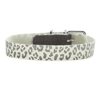 HUNTER Collar Convenience Refl Glow 65/L-XL | Plástico con patrón reflectante, apto para uso en agua, color: blanco, patrón: leopardo, talla: 65