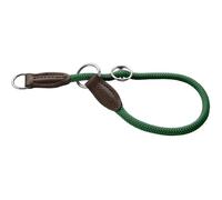 HUNTER Collar de doma FREESTYLE, color: verde oscuro, rocío resistente con núcleo de poliamida, suave y resistente, resistente a la intemperie y fácil de limpiar, ideal para entrenamiento y uso diario