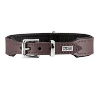 Hunter - Collar de perro, marrón, 30-34,5 cm, 2,6 cm ancho