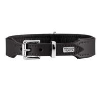 Hunter - Collar de perro, negro, 30-34,5 cm, 2,6 cm ancho
