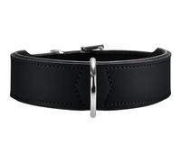 Hunter - Collar de perro, negro, 47-54 cm, 3,9 cm ancho