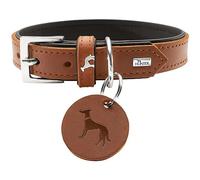 HUNTER Collar Larvik, 50 Suave Piel de Vaca, coñac/Negro