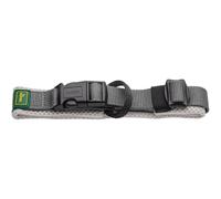 HUNTER Collar Maldon Gris Malla Transpirable Nailon Resistente, silencioso e hipoalergénico, Alivio de tensión, Etiqueta de dirección integrada Extra Ligera, Talla S
