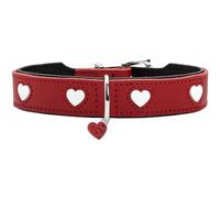 HUNTER Collar para Perro Love XS/S 30-34 cm Rojo/Blanco