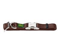 Hunter - Collar Vario Basic con cierre de aluminio L cuello 45-65 cm marrón