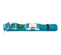 Hunter - Collar Vario Basic con cierre de aluminio S cuello 30-45 cm turquesa