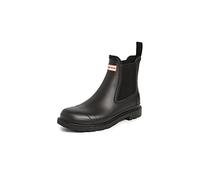 HUNTER de los Hombres Botas de Agua Commando Chelsea, Negro, 40/41 EU