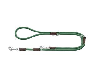 HUNTER Correa ajustable Freestyle, color: verde oscuro, resistente y resistente a la intemperie, ajustable en 3 posiciones, cuerda con núcleo de poliamida, suave al tacto, fácil de limpiar, tamaño: 08