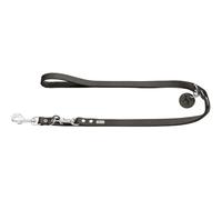 HUNTER Correa Ajustable | Llavero de piel con 3 posiciones ajustables, fabricado en Alemania, color gris piedra, tamaño: 13/200