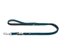 HUNTER Correa Ajustable Malta, Color Azul petróleo, de Piel de Vacuno Suave engrasada, Flexible, Resistente, Color Brillante, Muy manejable, tamaño: 18/200