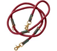 HUNTER Correa Ajustable para Perros Malia, Color: Rojo Vino y marrón Oscuro, Cuerda Flexible y Piel Resistente, Ajustable en 3 Posiciones, Ligera, Resistente, Aspecto Moderno, Fabricado en Alemania