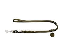 HUNTER Correa Ajustable Solid Education, Color: Verde Oliva, Piel, Trenzada, Resistente, Suave, tamaño: 13/200