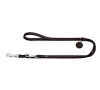 HUNTER Correa de Entrenamiento Comfort, 20/200 Piel de Vaca Genuina Suave, marrón Oscuro/Negro