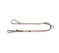Hunter Correa Havanna Ajustable para Perro, 2x200 cm, 3 Posiciones de Ajuste, Con Mosquetón de Seguridad y Herrajes de Acero Satinado y Aluminio con Acabado Gunmetal