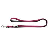 HUNTER Correa para Perro Softie, Ajustable, de Piel sintética | Piel sintética, 3 posiciones, fácil de limpiar, ligera, fabricada en Alemania, color: frambuesa/negro, tamaño: 20/200
