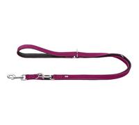 HUNTER Correa para Perros Malta, Ajustable, Color Magenta, de Piel de Vacuno Suave engrasada, Flexible, Resistente, Color Brillante, Muy manejable, tamaño: 18/200