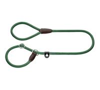 HUNTER Correa para Perros Retriever Freestyle, Color: Verde Oscuro, Cuello Integrado, Ajustable sin Niveles, Resistente a la Intemperie, fácil de Limpiar, Antideslizante, Cuerda Robusta con Puntas de
