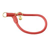 Hunter Cuello de Doma Malibu de rocío con núcleo de Poliamida, Cuello de Entrenamiento Ajustable sin Niveles con Anillo de Parada y Tapas de Piel sintética para el día a día y el Entrenamiento, Color