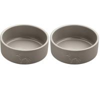 HUNTER Cuenco de cerámica Osby, Color Topo, tamaño 1900 ml (Paquete de 2)