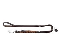 HUNTER Cuerda Ajustable Sólida Education Cord, Color marrón Oscuro/Naranja, Piel Resistente, Cuerda Decorativa de poliéster, Hecha a Mano, con Llavero, tamaño 20/200