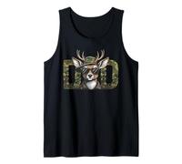 Hunter Dad Camo Deer Hunting Father's Day Camiseta sin Mangas