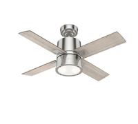 Hunter Beck Deckenventilador 107 cm Luz E27 4 Aspas Control Remoto Roble