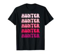 Hunter First Name Minimalist Design Camiseta